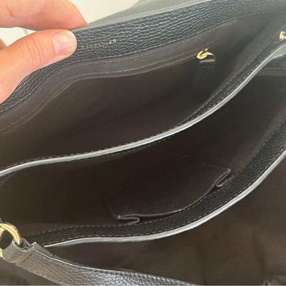 DeMellier Berlin Black Grain Leather Handbag - Picture 3 of 6